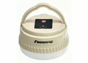 1006947 - Focusray фонарь кемпинговый Focusray 1342,  акк. 500mAH ,3 режима,90Lm , USB , бежевый, коробка (1)
