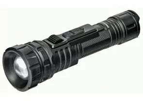 1006952 - Focusray фонарь ручной  1347 акк. 1.2Ah,ZOOM ,6 реж,200Lm, USB   ,черн, коробка (1)