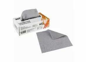 1007733 - Салфетка из микрофибры 20*20см,140гр/м2,100% п/э,(20шт/уп),универсальные,коробка,109828/ Рыжий кот (1)