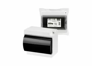 865698 - TDM бокс (корпус) пластик КМПн 6/8 мод. с дверкой наружный с опломбир. белый НАРОДНЫЙ SQ0907-0603 (1)