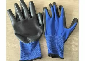 909117 - Перчатки хоз. сад. нейлон с нитрил. покрыт. полуоблив черно-синие L(р9) 1-2.sale  E1M (1)