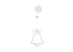 958557 - Camelion LGB-006 фигура новогод. св/д колокольчик 3ААА(не в/к) 10LED подвес. присос. IP20, 16140 (1)