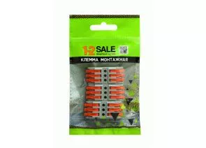 955942 - 1-2.sale клемма проходная СМК 222-423 с рычагом 3х2,5(4)мм2, 32А (уп.3шт, цена за шт) E1M 955942 (1)
