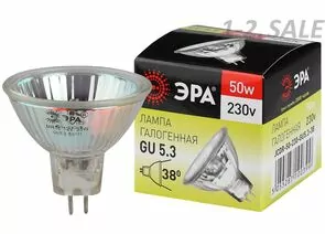 167164 - Лампа галоген. ЭРА JCDR GU5.3 230V 50W JCDR-50-230-GU5.3 (1)