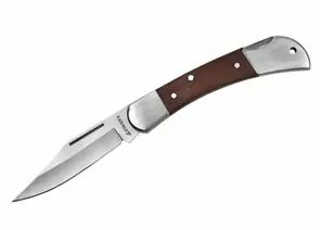 551620 - Нож STAYER складной с деревянными вставками, средний (1)