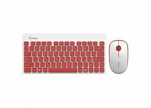 649736 - Комплект клавиатура+мышь Smartbuy 220349AG красно-белый (SBC-220349AG-RW) (1)