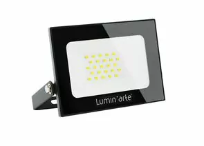 758095 - Luminarte св/д прожектор 30W(2250lm) 5700K 6K IP65 125x18x115мм металл черный LFL-30W/05 (1)