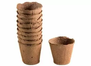 447607 - Торфяные горшочки д/рассады Умный огород 110*100мм кругл. (уп. 20шт) цена за уп Экоторф МОСКВА (1)