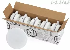 734610 - ЭРА ECO GX53 8W(640lm) 6500K 6K 27х75 LED-GX-8W-865-GX53 R (10-PACK) (кратно 10шт.!) 5628 (1)