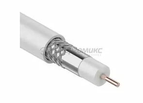 296985 - PROconnect кабель коакс. RG-6U, 75 Ом, CCS (оплетка Al 48%) белый, 100м (цена за бухту) 01-2205 (1)