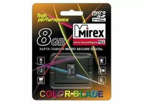 318547 - Флэш-карта (памяти) MicroSDHC 8Gb class4 MIREX без адаптера (1)