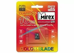 326851 - Флэш-карта (памяти) MicroSDHC 16Gb class10 MIREX без адаптера (1)