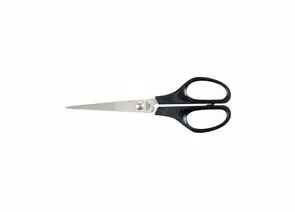 49585 - Ножницы Attache 169 мм с пластиковыми симметричными ручками, цвет черный 47588 (1)
