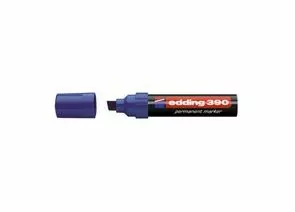 50721 - Маркер перманент EDDING E-390/3 скошеный наконечник синий 4-15мм Ге 56953 (1)