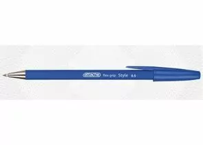 197941 - Ручка шарик. Attache Style 0,5мм прорезин.корп.синий ст. 148055 (1)
