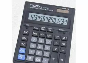 404801 - Калькулятор CITIZEN бухг. SDC-554S 14 разряд. Dual Power (1)