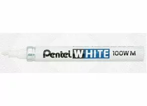 404853 - Маркер промышленный быстросохнущий PENTEL WHITE 100W белый (1)