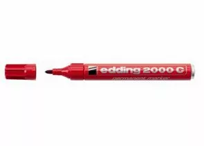 404867 - Маркер Перманент EDDING E-2000C/2 красный 1,5-3мм металл.корп. (1)