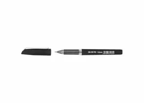 431714 - Ручка гелевая Attache черный, 0,5мм нубук. корпус, метал. клип 258073 (1)
