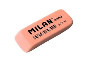 701268 - Ластик каучук. Milan 4840, скошенной формы, розовый арт. 973205 (1)