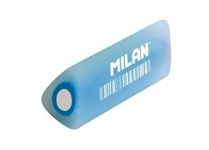 701289 - Ластик пластик. Milan PPMF30, треугольный, полупрозрачный, голубой арт. 973233 (1)