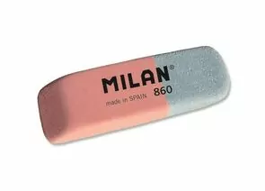 753868 - Ластик каучуковый Milan 860 комбинир. для стирания чернил и графита 973189 (1)