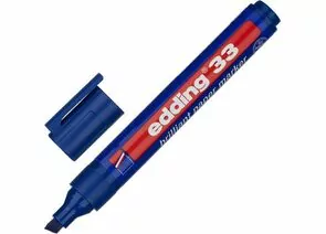 754001 - Маркер пигментный EDDING E-33/003 синий 1,5-3 мм скош. наконечник 719667 (1)