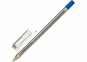 754268 - Ручка шариковая Attache Goldy, 0,3мм, синий, маслян.,неавт., б/манж. 977957 (1)