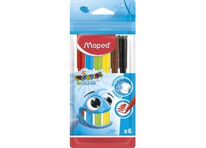 755959 - Фломастеры MAPED COLORPEPS OCEAN 6 шт. 845723 733544 (1)