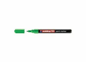 581095 - Маркер пеинт (лак) EDDING E-791/4 зеленый 1-2мм, пласт. корп. (1)