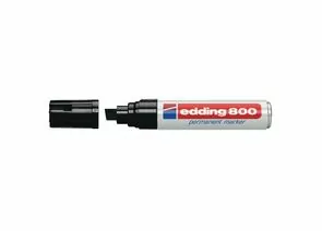 581097 - Маркер перманентный EDDING E-800/1 черный 4-12мм скошенный наконеч. (1)