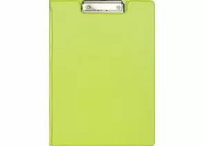 753567 - Папка-планшет с зажимом и крышкой Attache Bright colours A4 лайм 1209649 (1)