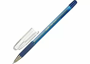 754269 - Ручка шариковая Attache Goldy, 0,3мм, синий, маслян.,неавт., с манж. 977959 (1)