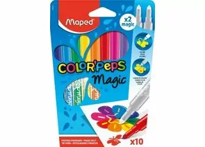 755956 - Фломастеры MAPED COLORPEPS MAGIC меняющие свой цвет, 10 цв.,844612 1139972 (1)