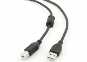 383958 - Кабель USB(A)шт. - USB(B)шт. 1.8 м с фильтрами GOLD Gembird CCF-USB2-AMBM-6 (1)