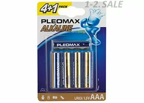 387230 - Элемент питания Pleomax LR03/286 BL4+1 (1)