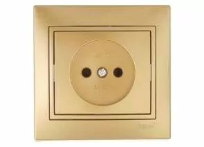 387322 - Lezard Мира роз. СУ 1 мест. 16А металлик золото (керамика, корпус PC) 701-1313-121 (1)