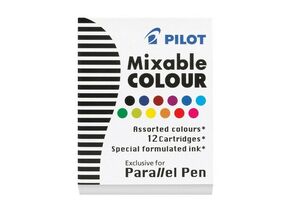 756919 - Чернила Чернильный картридж PILOT Parallel Pen 12 цветов 12 шт/уп IC-P3-AST 1006828 (1)