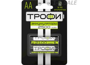 182898 - Аккумулятор Трофи /R6 2500mAh Ni-MH BL2 (1)