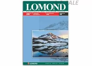 24636 - Фотобумага Lomond глянцевая 50лист. A4 200г/м2 (0102020) (1)