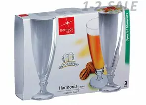 710186 - Bormioli Rocco Набор 3 шт. Бокалы для пива HARMONIA BEER 390 мл 7571 (1)