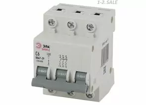 715067 - ЭРА SIMPLE автоматический выкл. ВА47-29 3P 32А 4,5кА х-ка C mod-24 (1)
