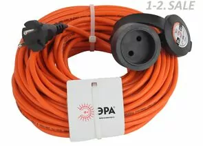 723836 - ЭРА силовой удлинитель-шнур ПВС 2х0.75 1роз. 20м IP44 в бухте UPx-1-2x0.75-20m-IP44 7177 (1)