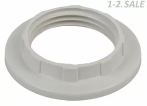 730830 - ЭРА Кольцо для патрона E14, пластик, белое 8500 (1)