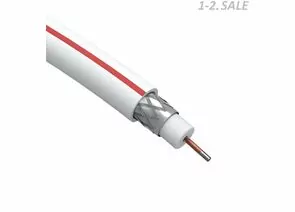 735127 - ЭРА SIMPLE кабель коакс. SAT 50 M, 75 Ом, CCS (оплетка Al 75%) белый, 100м (цена за бухту) (1)