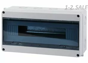 737605 - ЭРА SIMPLE бокс (корпус) пластик КМПн-18 мод. (ЩРН) навесной (363х198х100), опломбировка, серый IP65 (1)