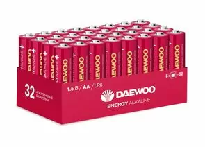 763086 - Элемент питания Daewoo Energy Alkaline LR6/316 pack-32 (1)