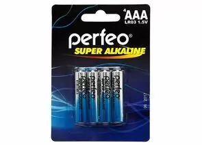 564129 - Элемент питания Perfeo Super Alkaline LR03/286 BL4 (1)