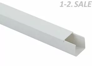 686437 - ЭРА Кабель-канал ПВХ 25х25 белый 2м (50м! в уп., цена за 1м) KK-W-25-25 9251 (1)