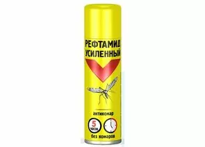 409303 - Рефтамид Антикомар 150мл (экстра усил.) аэрозоль От комаров (на кожу) 528035 (1)